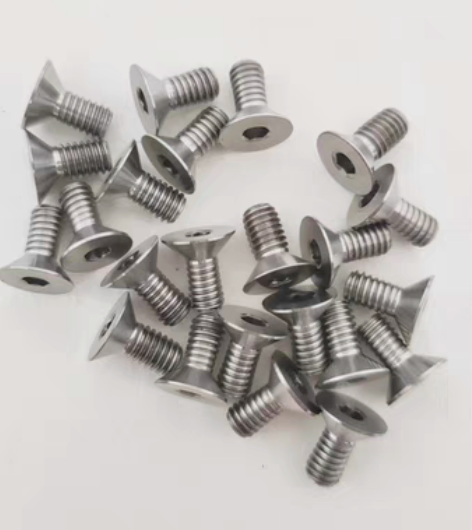 钛合金沉头内六方螺丝M4*8  总长8mm...