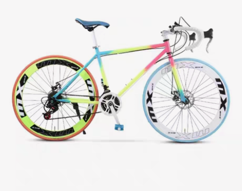 包邮LCOLOUR公路赛车自行车超快竞速变...