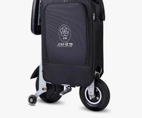 转卖正步电动行李箱折叠电动车自行车成人迷你...