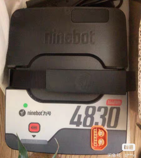九号电动车 B110P电瓶 开了4000公...