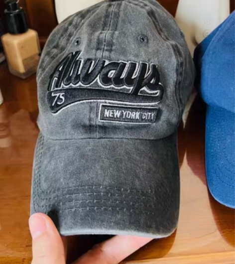 包邮潮牌太阳帽男水洗做旧刺绣鸭舌帽潮男户外...