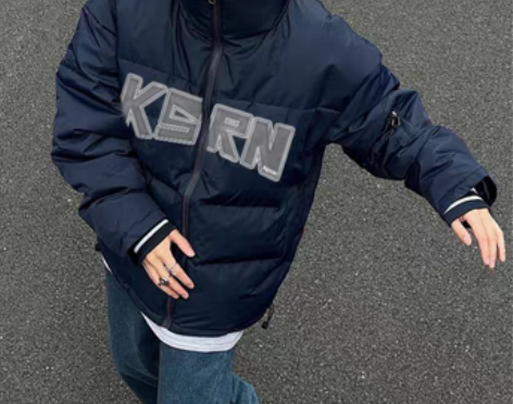 转卖冬季贴布立领棒球棉服男冬季加厚欧美式复...