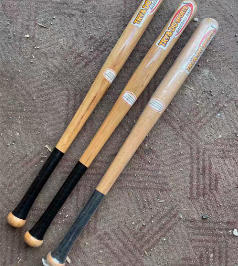 棒球棒加厚防身武器木质防卫实心车载棒球棍实...