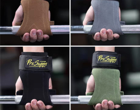 转卖海德力助力带牛皮健身护腕手套引体向上硬...