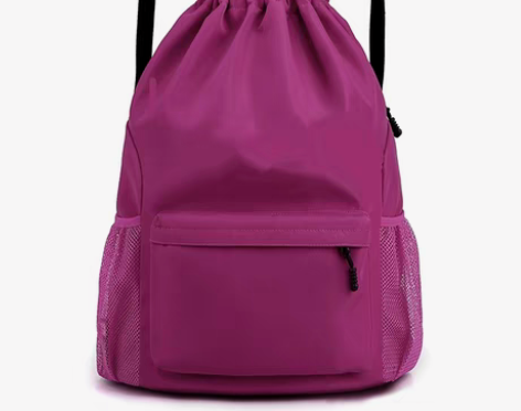 大号束口袋双肩包轻便抽绳背包2021新款简...