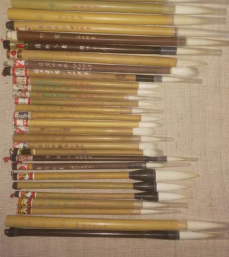 湖笔 老毛笔 各类 各式细光锋羊亳 双羊...