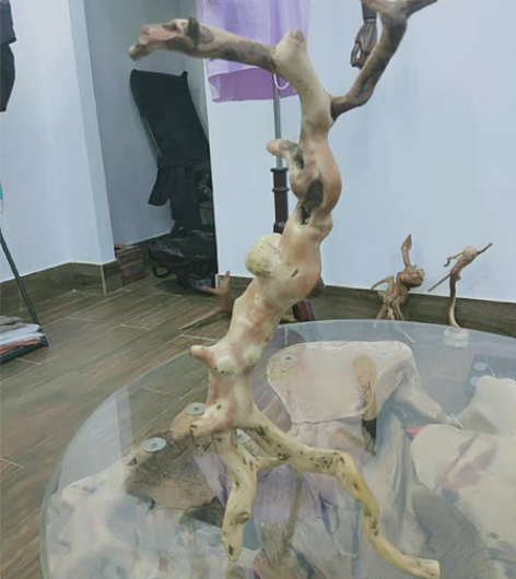 包邮自己做的笔架火琉璃， 感兴趣的话点“我...