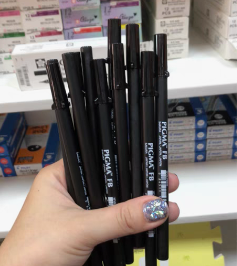 包邮日本樱花软头笔FB小楷 秀丽笔 【实体...