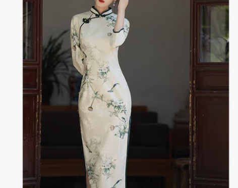 转卖秋季旗袍2022年新款年轻款少女改良连...