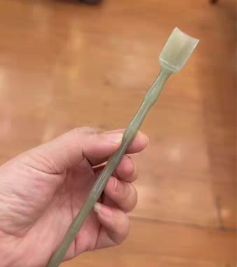 和田玉茶勺 一体和田玉茶勺、非常典雅大方、...