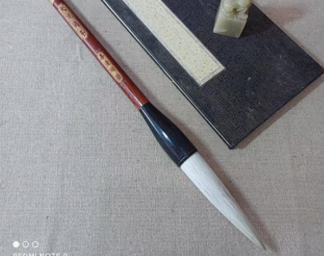 包邮舊藏毛笔，大號蘭亭，湖筆。羊毫長峰，口...