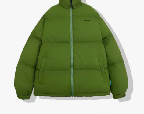 转卖2022年新款羽绒服女短款韩版绿色休闲...