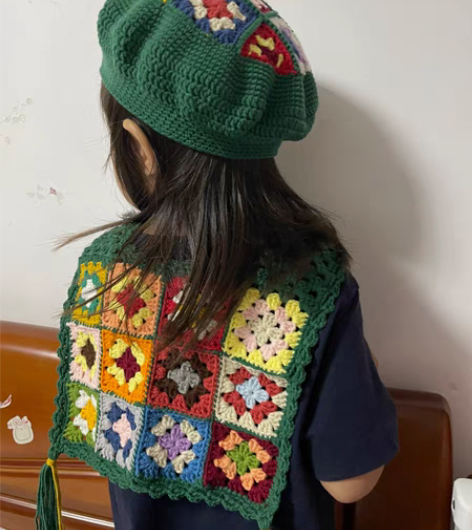 包邮祖母格贝雷帽 4股精梳棉制作,主体颜色...