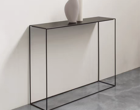 转卖95新 北欧玄关桌铁艺现代简约玄关台靠...