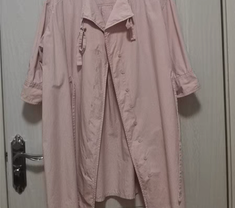 包邮zll粉白条纹连衣裙 实体店500多购...