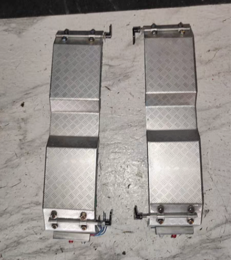 1/14货柜车 拖板车加厚不锈钢挡泥板轮眉...