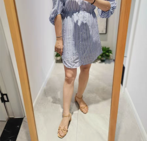 Z11露肩连衣裙 九新，下过一次水，s码￥...