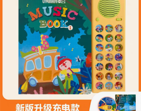 转卖金宝贝新版音乐书早教英文歌曲启蒙儿歌机...