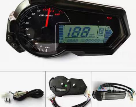 转卖摩托裸把车改装大暴龙宝雕350液晶仪表...