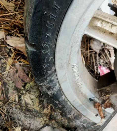 银钢150摩托 真空后轮总成 八成新 ...