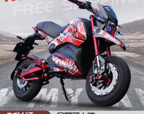 转卖M5Z6小公猴子电动摩托车电瓶车72V...