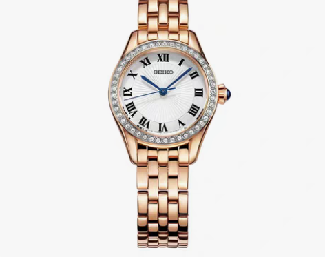 转卖SEIKO精工简约气质小表盘复古玫瑰金...