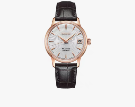 转卖SEIKO精工手表女鸡尾酒玫瑰金表盘机...