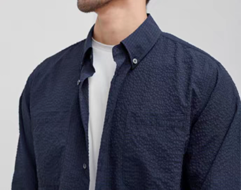 转卖秋季轻盈零压力 日本提花泡泡纱面料高档...