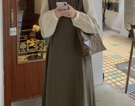 转卖2022春季新款大码女装胖mm泡泡袖立...