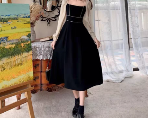 包邮连衣裙合集小香风淑女连衣裙长裙宫廷法式...