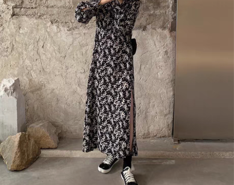 转卖秋装2020新款韩版宽松学生连衣裙中长...