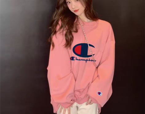 转卖日版Champion冠军卫衣女春季圆领...