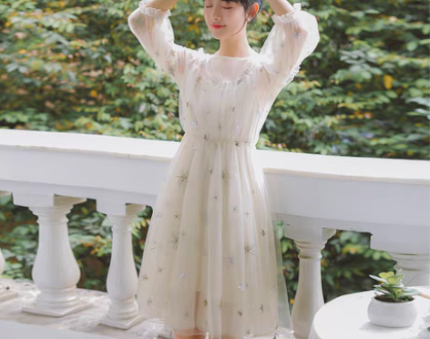 转卖夏季新款裙子仙女超仙森系小个子连衣裙女...