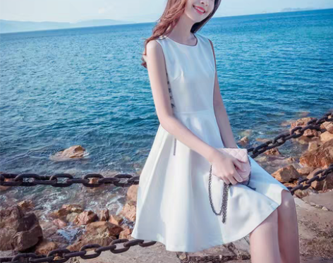 转卖冷淡风裙子夏女2018新款韩版修身显瘦...