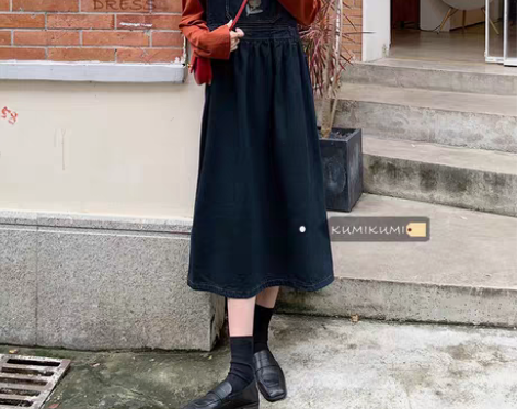 转卖小花刺绣减龄学生背带裙女装裙子夏季20...