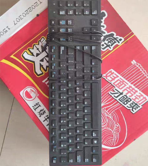 戴尔原装USB键盘，戴尔键盘型号kb216...