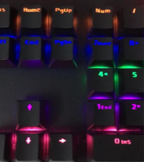 包邮雷柏V500PRO机械键盘青轴104键...