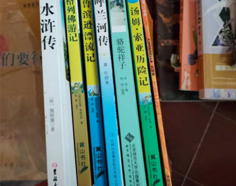 包邮《呼兰河传》《鲁滨逊漂流记》《中英文绘...