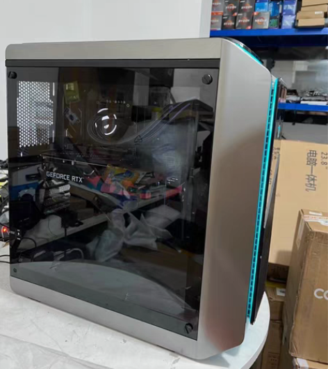 包邮雷神 黑武士4+水冷游戏台式电脑电竞主...