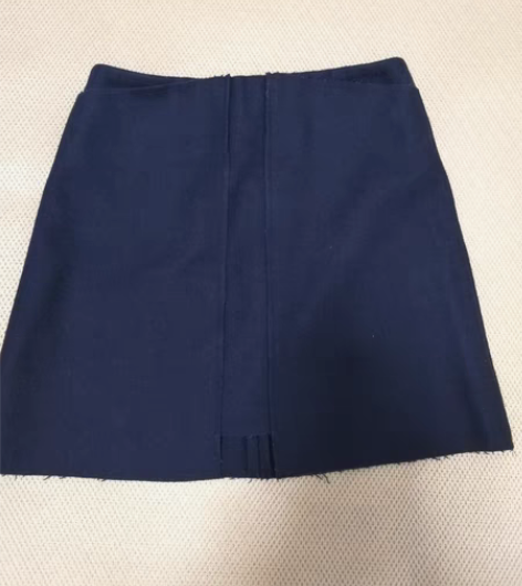 包邮拉夏贝尔?莫丽菲尔品牌秋冬羊毛A字短裙...