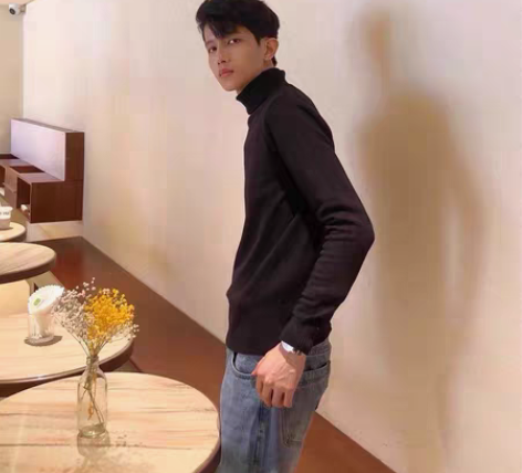 男生冬季高领羊毛衫黑色 感兴趣的话点“我想...