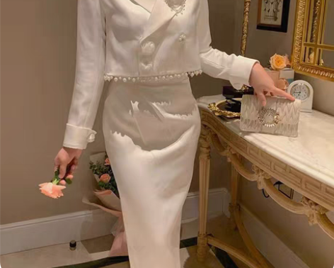 小香风富家千金套装 穿一次 和模特图一样的...