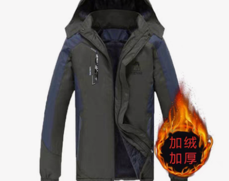 包邮秋冬款冲锋衣 加绒加厚外套男女款冲锋衣...