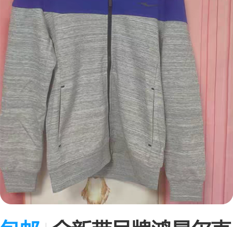 包邮全新带吊牌鸿星尔克男士青年学生运动服纯...