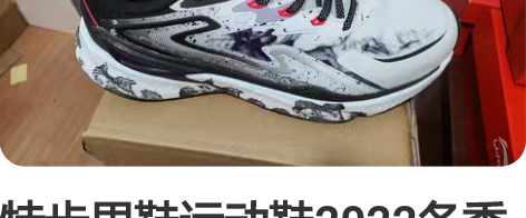 特步男鞋运动鞋2022冬季新款动力巢跑步鞋...