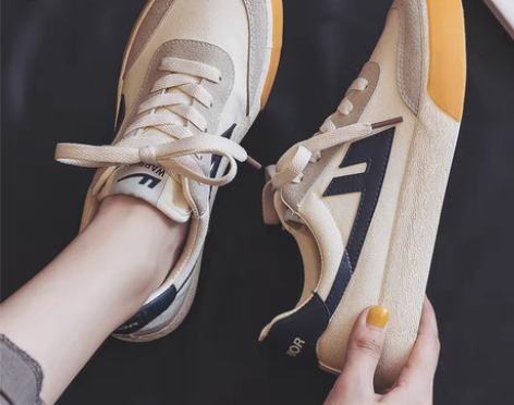 转卖回力小白鞋女2021春季新款女鞋小脏橘...