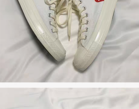 断码处理男鞋爱心高帮帆布鞋韩版潮流情侣白色...