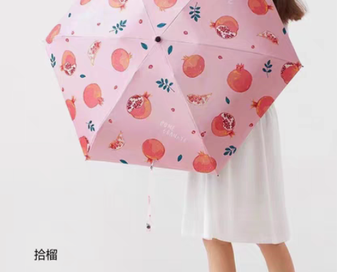 包邮时光焦下五折晴雨两用水果胶囊伞！一手货...
