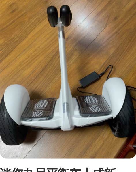 迷你九号平衡车十成新，没用过，但电池已经坏...