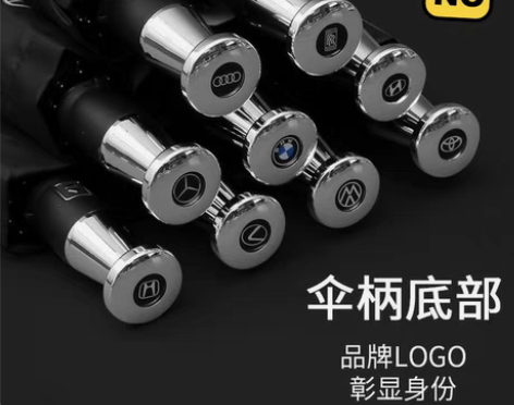 包邮高端同款劳斯莱斯柄雨伞10骨自动折叠伞...